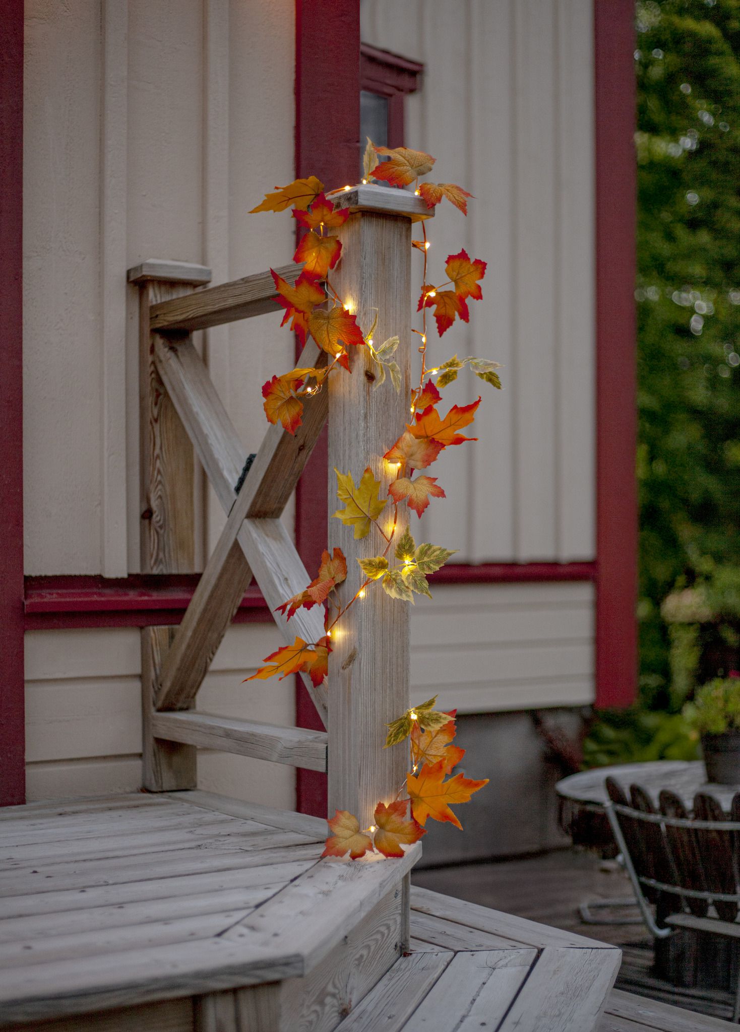 Girlande Autumn - Indoor, Orange, 10.00cm Höhe