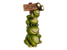 LED Solarleuchte FROSCH H: 45 cm - IP44, 0.06W, Warmweiss