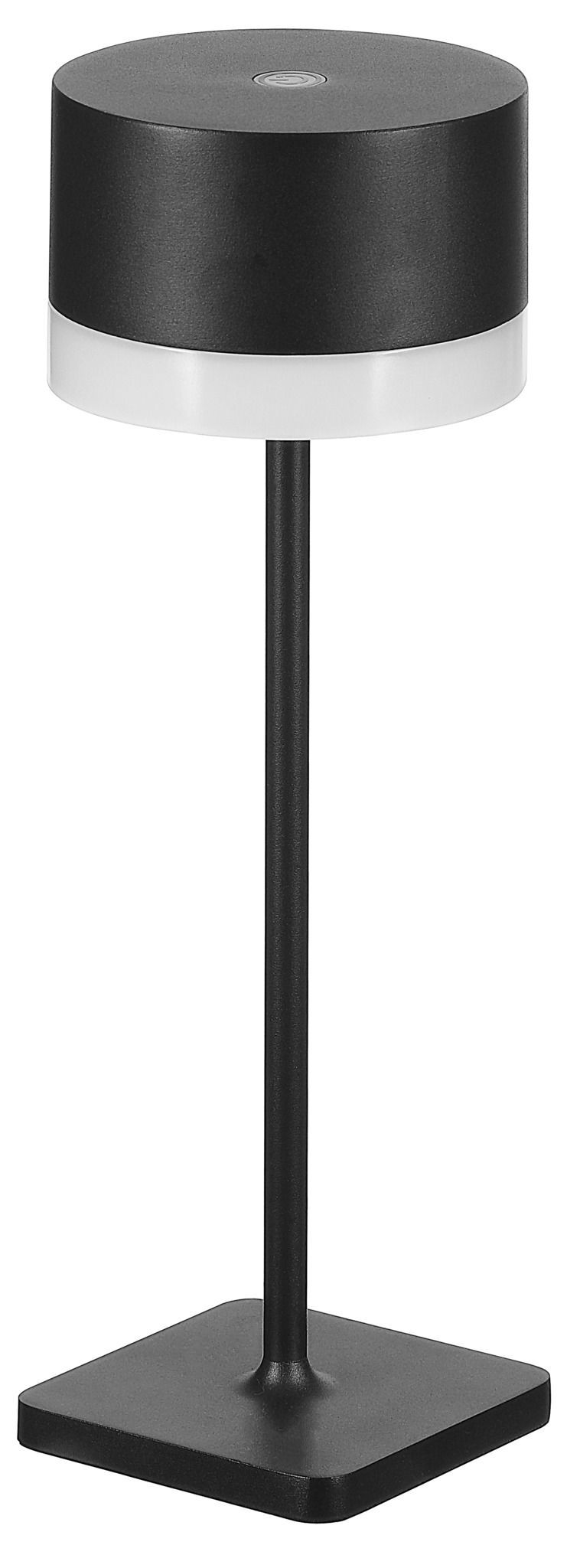 Akku Tischleuchte mit Ladestation SURYA Schwarz - IP54, Warmweiss, 220lm