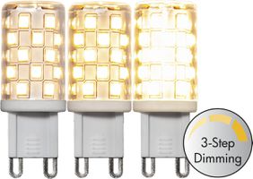 LED Leuchtmittel  G9 Halo-LED 3-step - G9, 500Lm, 2700K, 230V