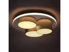 3er-LED Deckenleuchte Eppan d: 56cm grau - LED, IP20