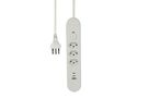 Steckdosenleiste Re:Life USB - 3x T13. 2x USB-C + 1x USB-A, 1.8m Kabel, weiss