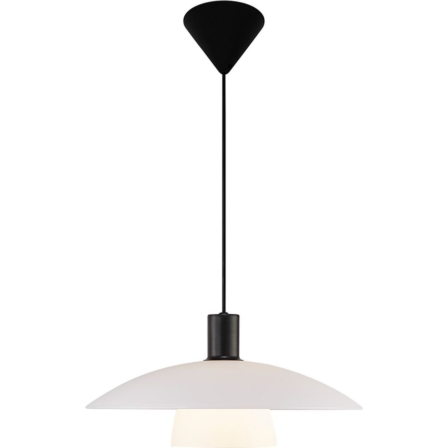 Verona, Pendelleuchte, Opal Weiss - E27, max. 40W, IP20