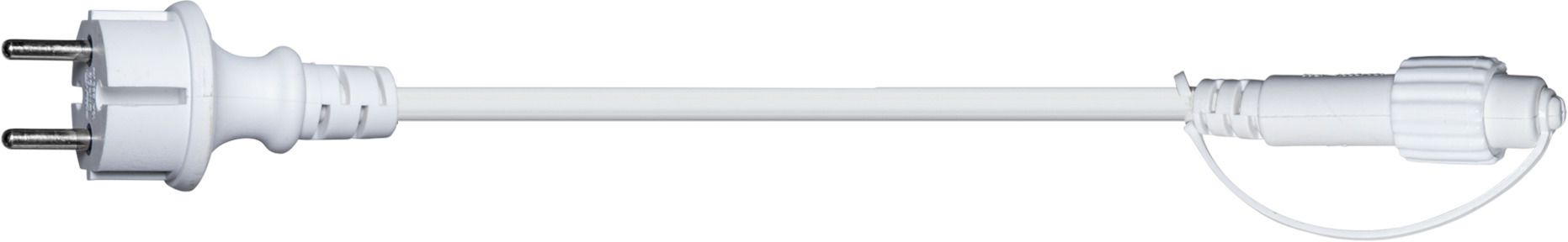 Anschluss Kabel Connecta - weiss, 500cm