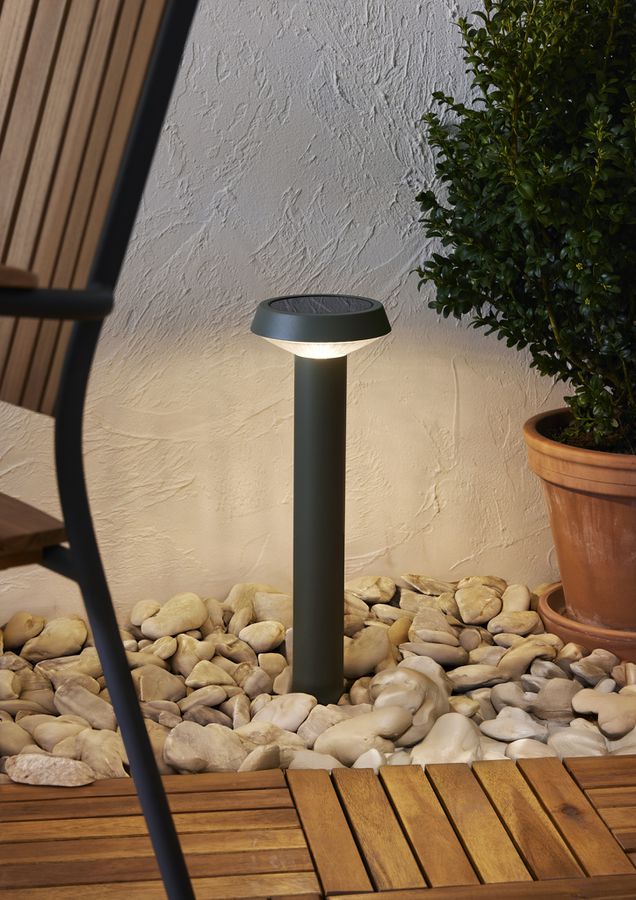 Solar Pollerleuchte Casa - Indoor, Outdoor, Warmweiss, Grün