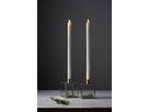 LED Dinner Kerze 2er Pack M-Twinkle - Indoor, Weiss, 40cm Höhe, Timerfunktion