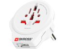 Country adapteur de voyage - World to Europe USB - Out: Schuko, 1xUSB-A, In: CH, Italien, BRA, UK, USA/Japan, 2-Pol EU, AUS/China