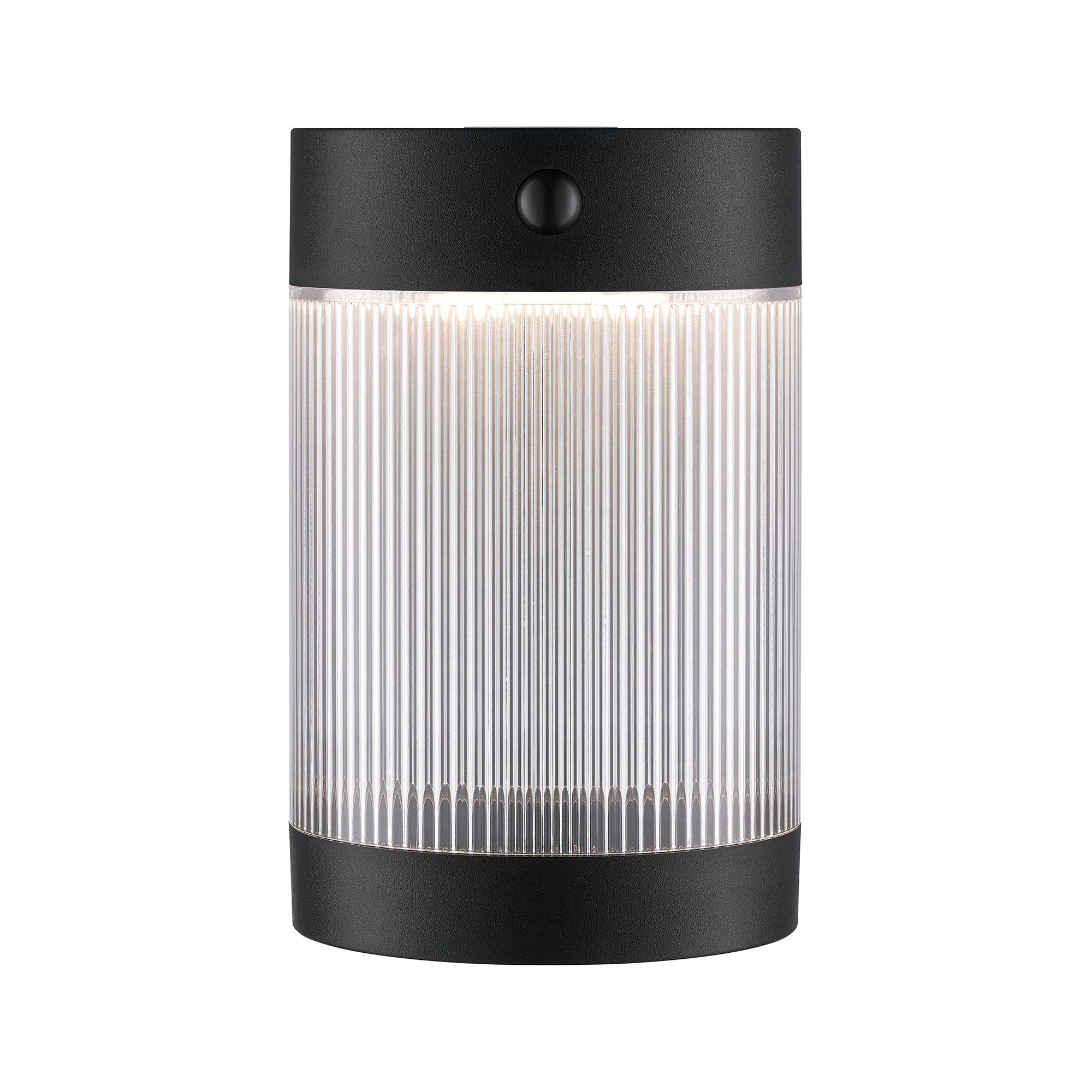Solar-Wandleuchte COUPAR - LED-Modul 3.2W, IP44, schwarz