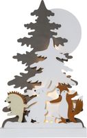 Tischdekoration Forest Friends - IP20, Warmweiss, 10 LED