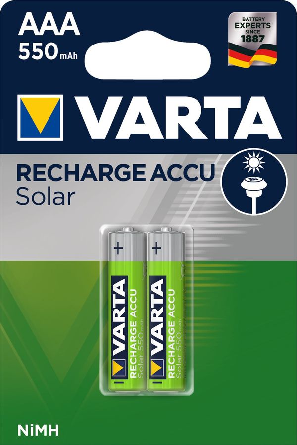 Accu Solar AAA - 2er Blister