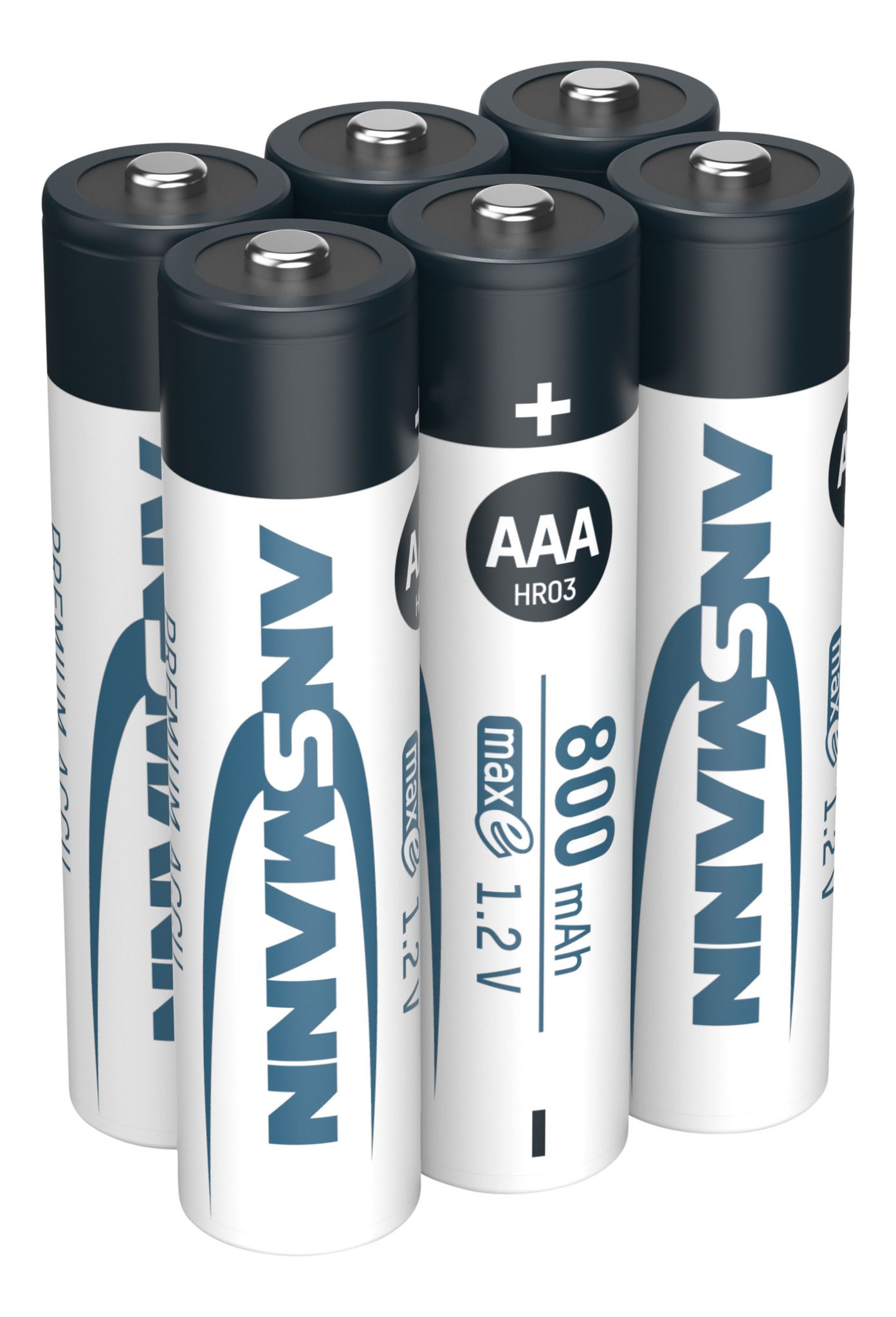 NiMH Akku Micro AAA 800 mAh maxE 6er Schrumpffolie - 6er Pack