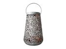LED Solar Laterne OLEA - AKKU 1x1.2V DC 1000mAh, 1800K , IP44, Metall, steingrau & kupfergold, D=270mm, H=420mm