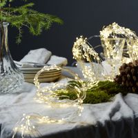 Catena di luci Dew Drop - IP20, Warmweiss, 80 LED