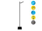 LED Akku- Stehleuchte LUPA H:135cm schwarz - 3000K, 500lm, 5W, IP20