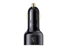 Car Charger 100W 3-Port - Out: C1: 100W PD, C2: 30W, A: 30W inkl. 1.0m 140W USB-C to C Kabel, schwarz