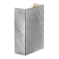 Fold 10, Wandleuchte, Nickel verzinkt - LED Modul, 7,4W LED, IP54