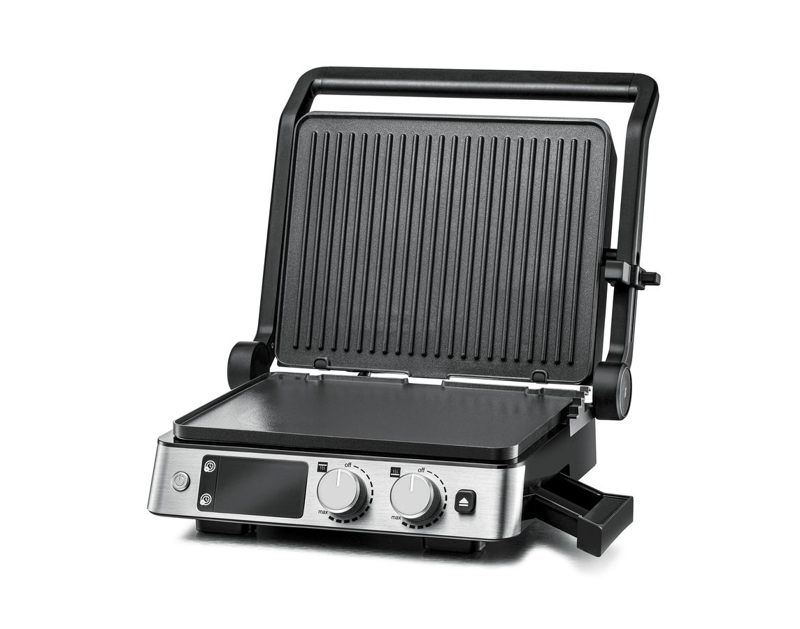 KONTAKTGRILL KG 2025 - Kontaktgrill, Edelstahl/schwarz, 2000W