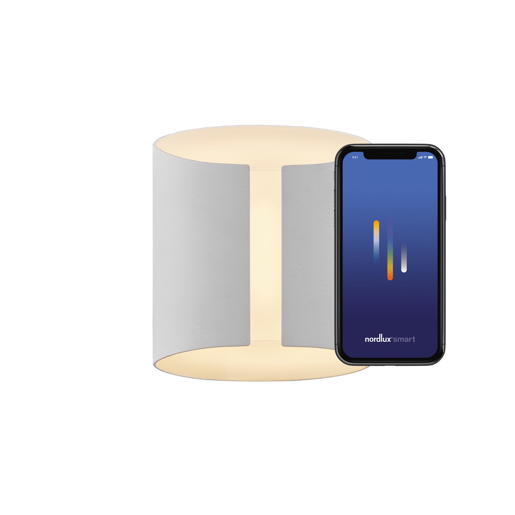 Grip Smart Wandleuchte Weiss - 10W, 2700K, IP54, 230V