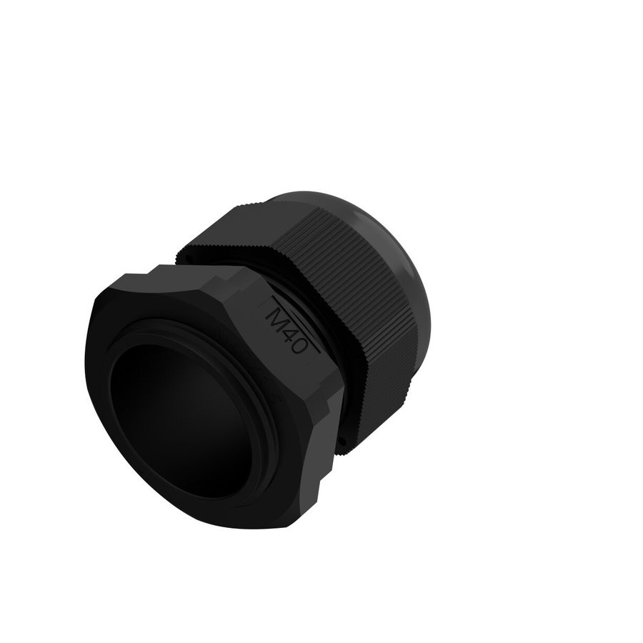 Kabelverschraubung - PA6, M40, schwarz, 5Stk.