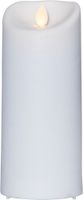 LED Pillar Kerze M-Twinkle - Outdoor, Weiss, 17.5cm Höhe, Timerfunktion