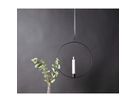 Indoor Decoration Flamme Ring - Indoor, Schwarz, 30cm Höhe, Timerfunktion