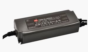 Alimentatore LED 120W con uscita PWM 12V/10A, DALI - Pri. 90-305V AC, Sek. 24V DC, max. 90W, IP67, schwarz, DALI2, L=171mm, B=63mm, H=37.5mm