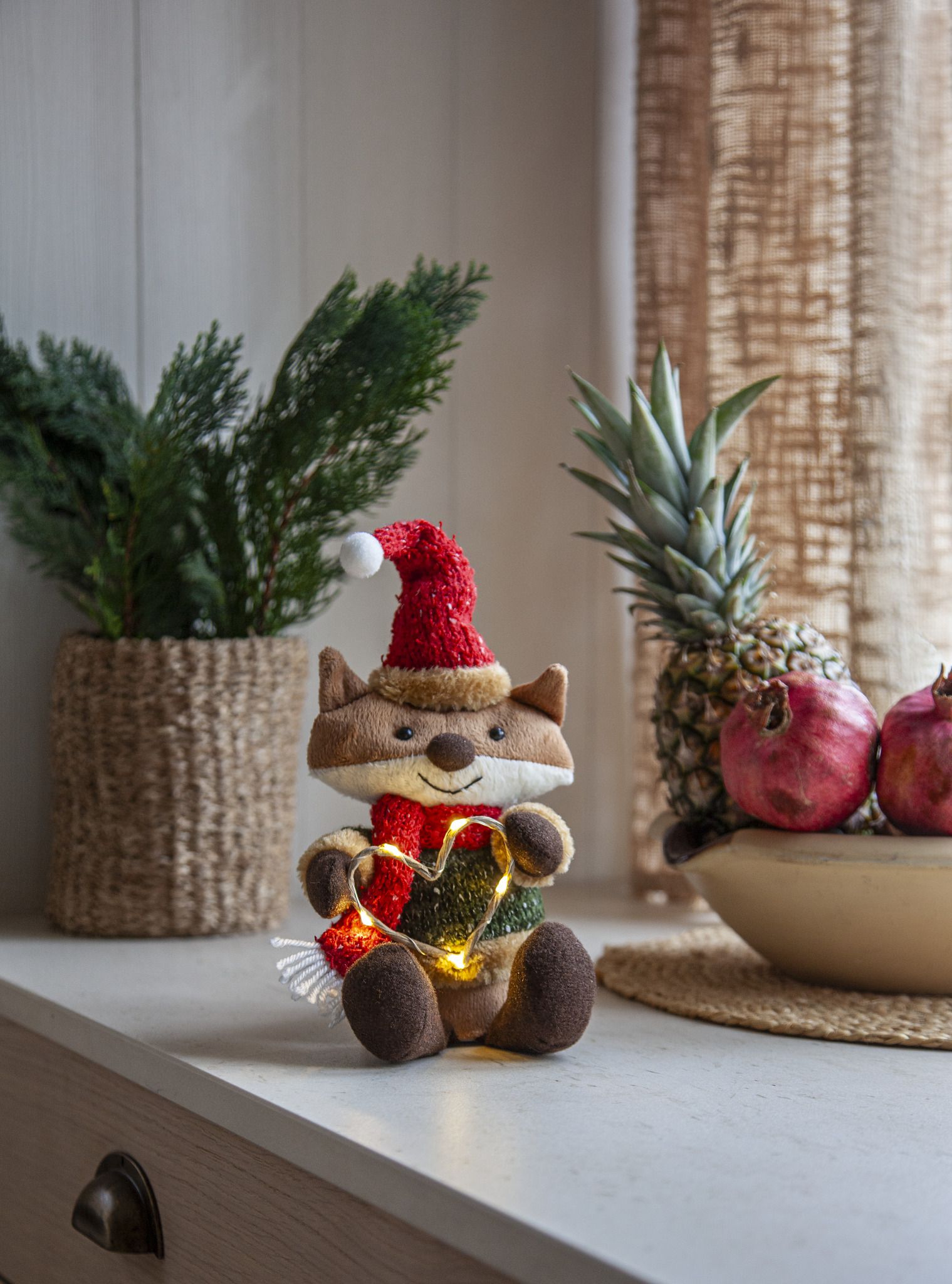 Figur Joylight - Indoor, Braun, 5 LED