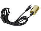Lampenaufhängung E27 Stil - E27, Messing/gold, 230V AC