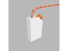 5m Seil geflochten mit integrieter LED Beleuchtung - 3xAA Batterie (exkl.), 50 LED`s, IP67, Farbe Orange, L= 500cm,  Zugkraft pro Meter 2.95KN/300KG