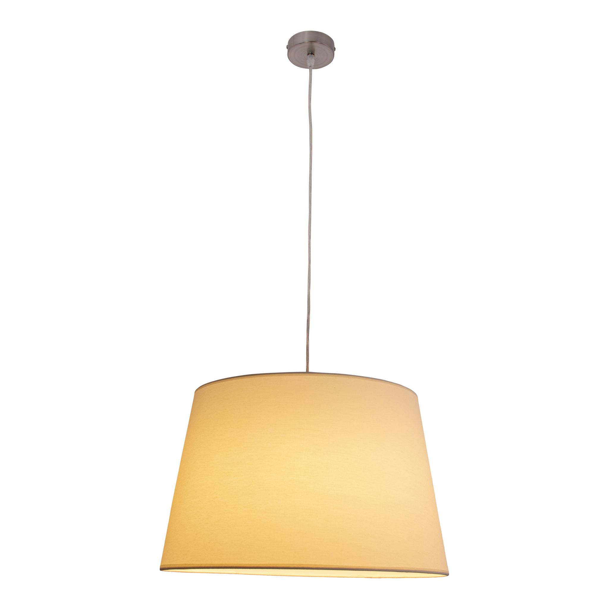 Pendelleuchte Bologna beige - E27, IP20