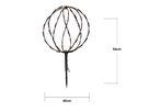 Outdoor Decoration Sphere - IP44, Warmweiss, 88 LED's