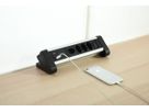 ALU DESKTOP USB-C - 4xT13, 1x USB-C / 2x USB-A max. 3.4A / PD 20W, 2.0m Zuleitung, schwarz