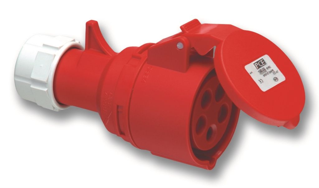 Kupplung CEE 5 Polig, 6h, 32A, 400V, IP44 - Kupplung CEE 5 Polig, 6h, 32A, 400V, IP44