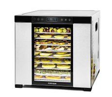 Dörrautomat DA 1050 - Dörrautomat, Edelstahl/schwarz, 1000W