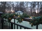 Künstliche Girlande Canadian - grün, 30 LED's, 20cm Höhe