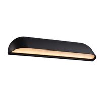 LED Wandanbauleuchte Front 36 - 13.9W, 850lm, 3000K, IP44, CRI 80, schwarz, nicht dimmbar, L=360mm, B=68mm, H=68mm