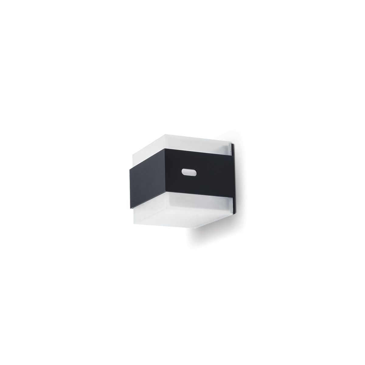 LED Wandanbauleuchte NOBIS MINI - 3W, 158lm, 3000K, IP66, schwarz-matt, nicht dimmbar, L=58mm, B=59mm, H=55mm
