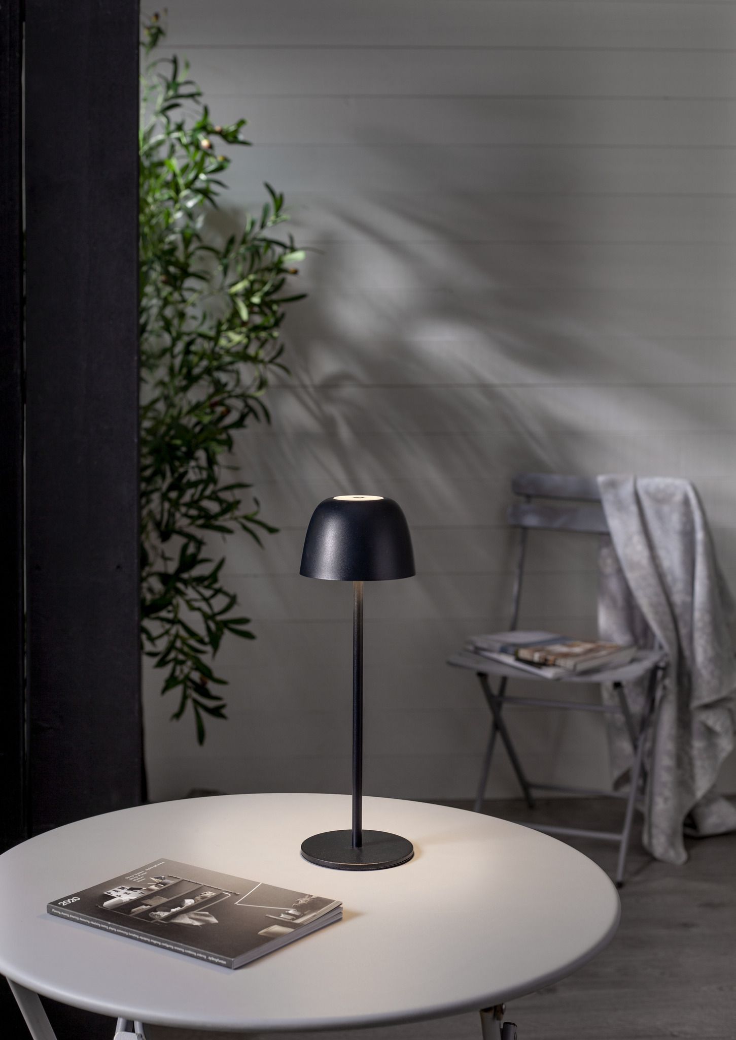 Tischlampe Ronda - IP54, Warmweiss, Schwarz