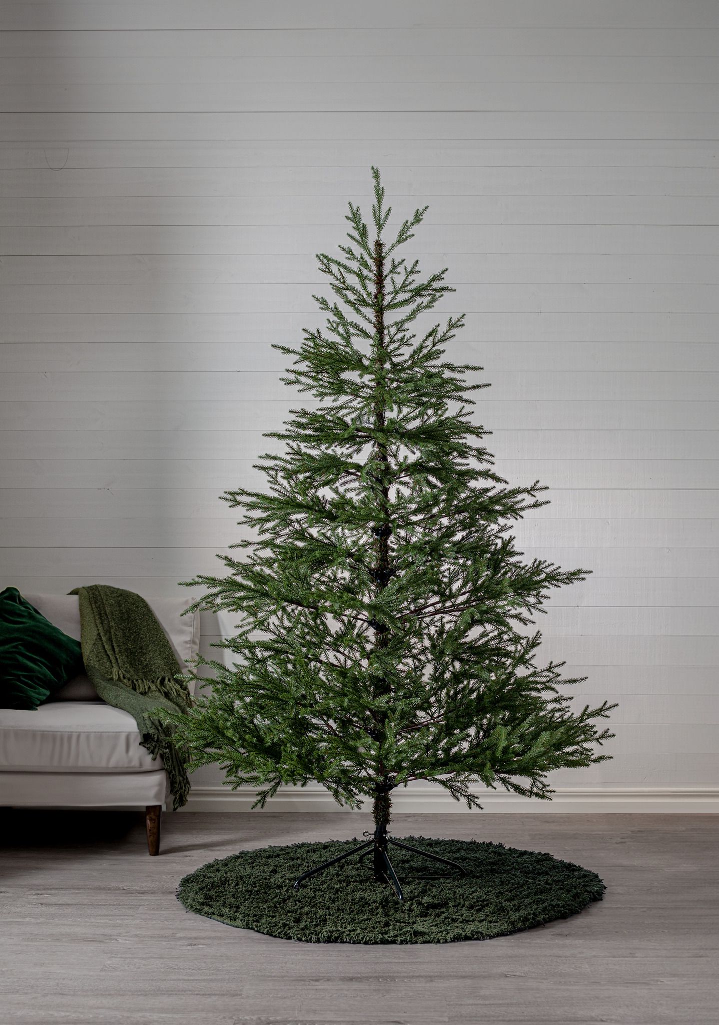 Künstlicher Weihnachtsbaum Hede - Grün, 210cm Höhe
