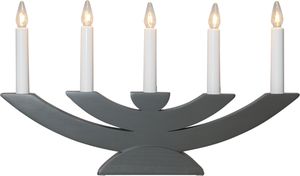 Kerzenleuchter Navida - IP20, Grau