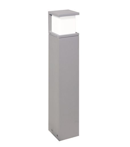 Borne lumineuse à LED Cubo-AP - 10W, 900lm, 3000K, IP54, 150°, titan, nicht dimmbar, L=100mm, B=100mm, H=600mm
