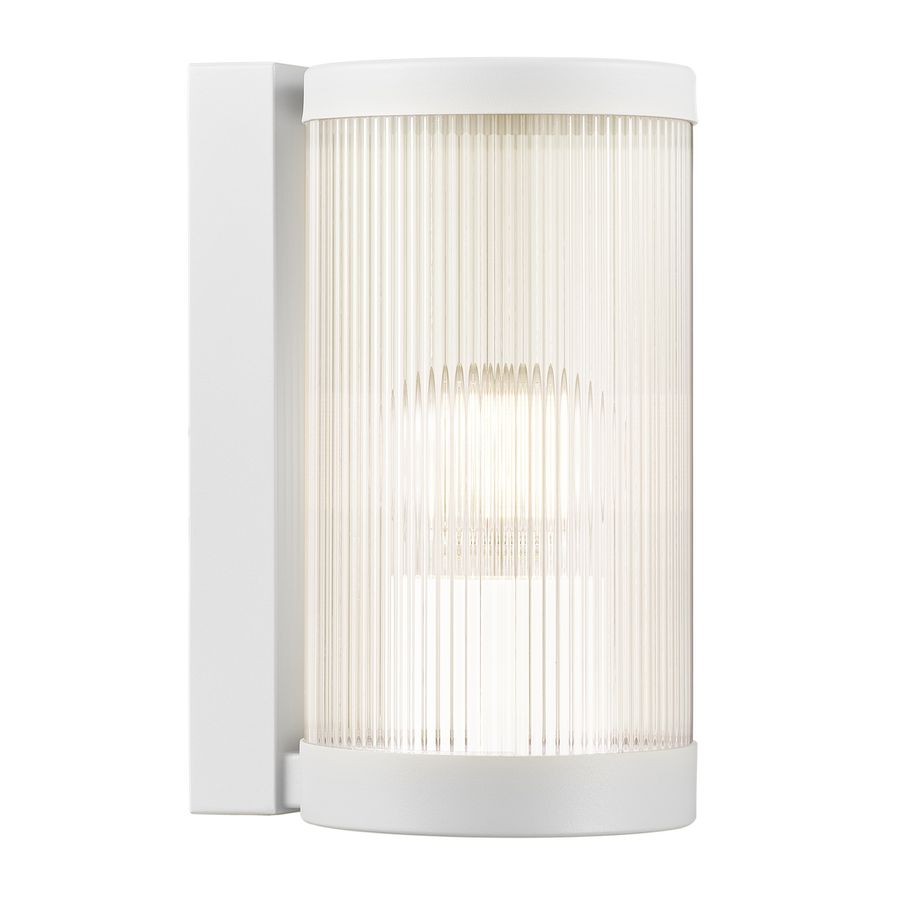 Wandleuchte COUPAR - 1xE27 (exklusiv), max.25W, IP54, schwarz, dimmbar (optional Leuchtmittel), D=130mm, H=250mm
