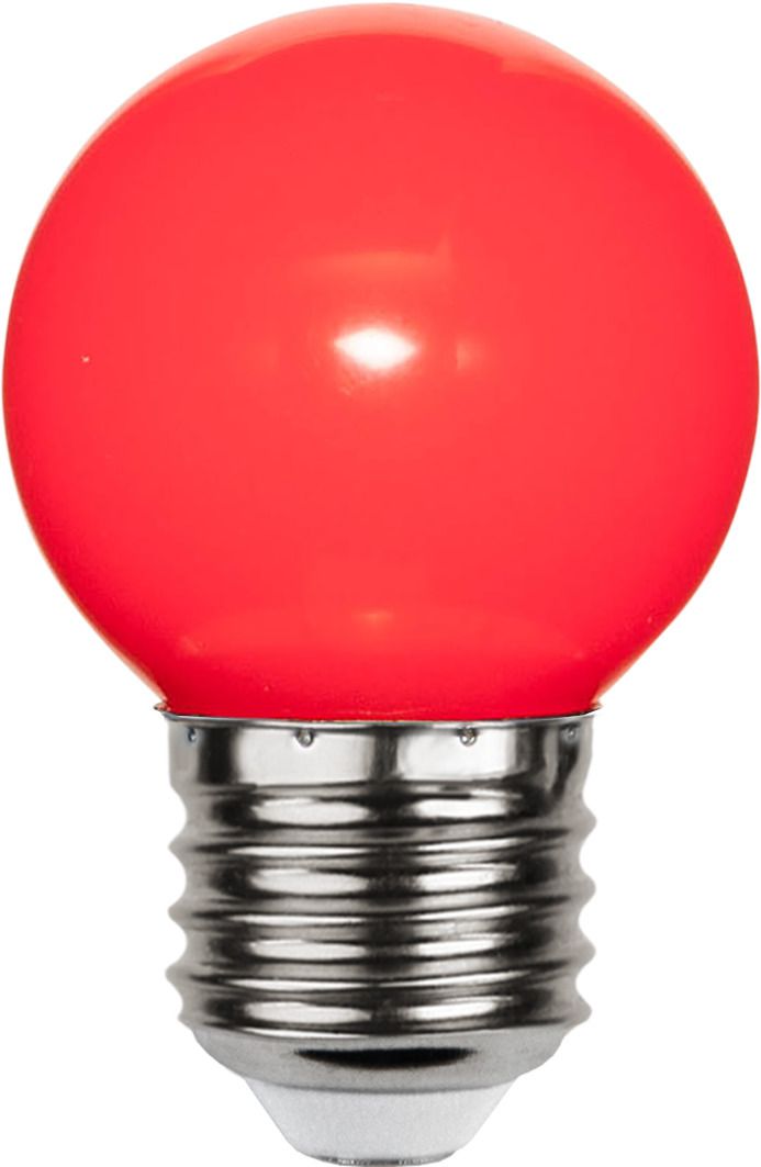 LED Leuchtmittel E27 G45 Outdoor Lighting - E27, Rot, 1W, 220-240VAC