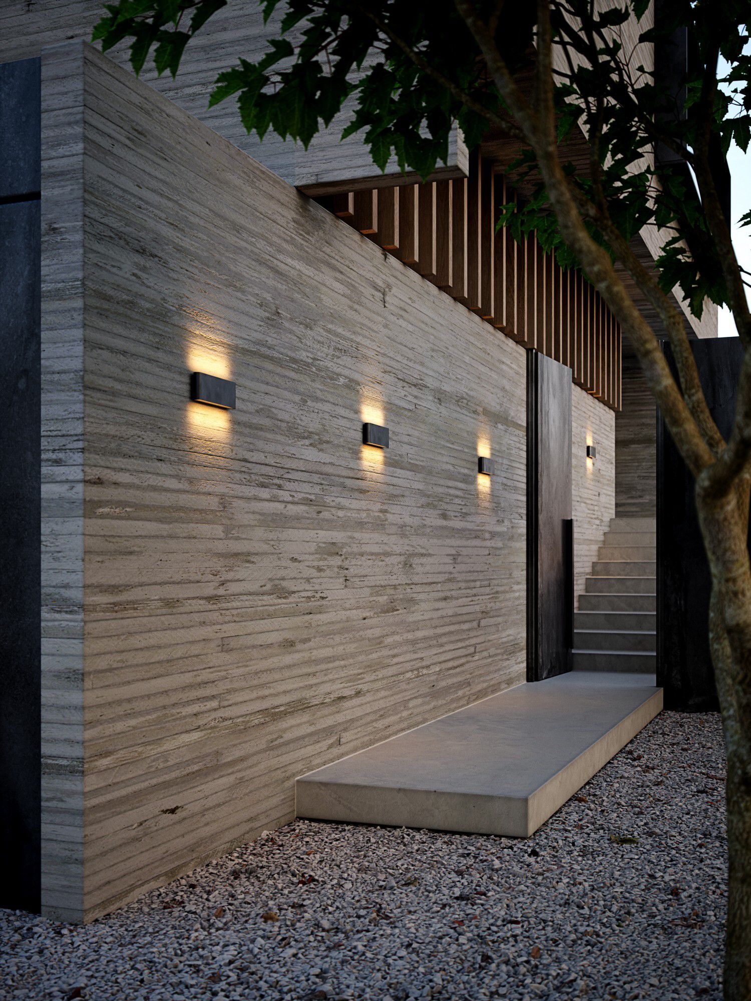 Kinver - 10W LED, 3000K, IP54, 230V