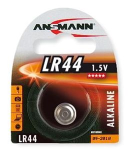 Alkaline Knopfzelle LR44 / LR1154 / AG13 - 1er Blister