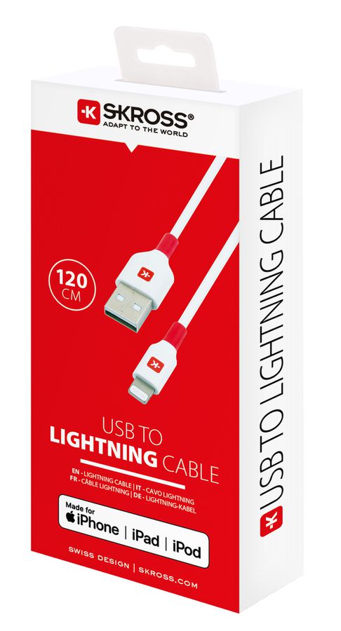 USB-A to Lightning Cable - 1.2m - USB-A to Lightning Cable, 1.2m, Apple zertifiziert, weiss