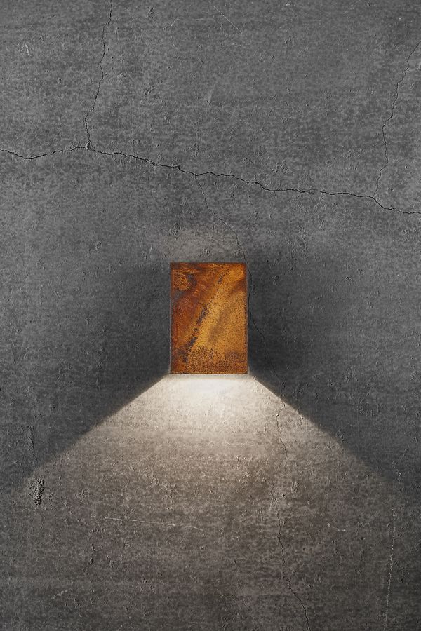 Fold 10, Wandleuchte, Corten - LED Modul, 7,4W LED, IP54