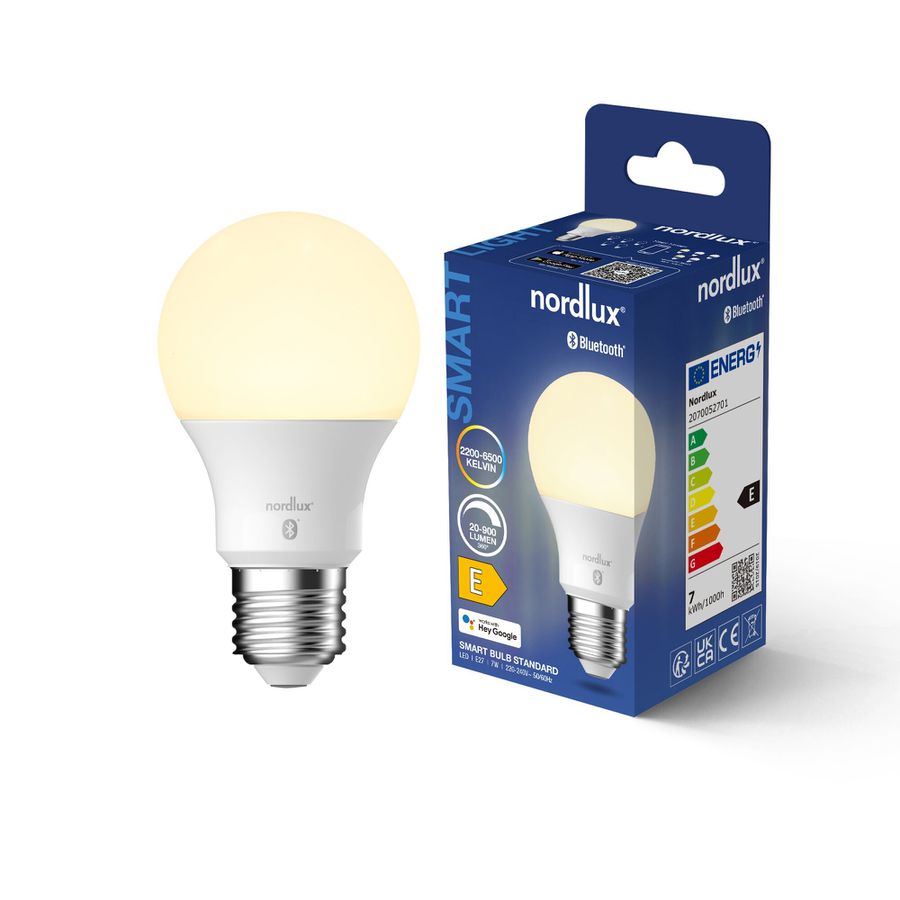 LED-Leuchtmittel Smart, E27, A60, 900lm, We - 7W ,2200-6500K, IP20