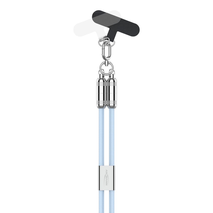 Lanyard Kabel USB Typ-C zu USB Typ-C - 120 cm, blau