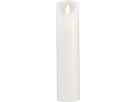 LED Pillar Kerze M-Twinkle - Indoor, Weiss, 20cm Höhe, Timerfunktion